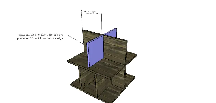 DIY Plans to Build a Warner Storage Shelf_Upper Dividers 2