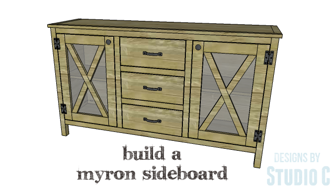 plans build Myron sideboard