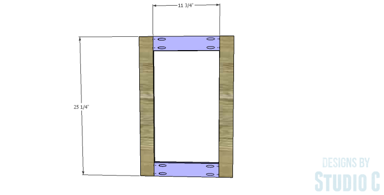 DIY Plans to Build a Myron Sideboard_Door Frame