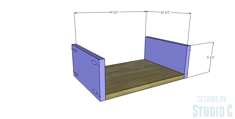 DIY Plans to Build a Myron Sideboard_Drawer BS