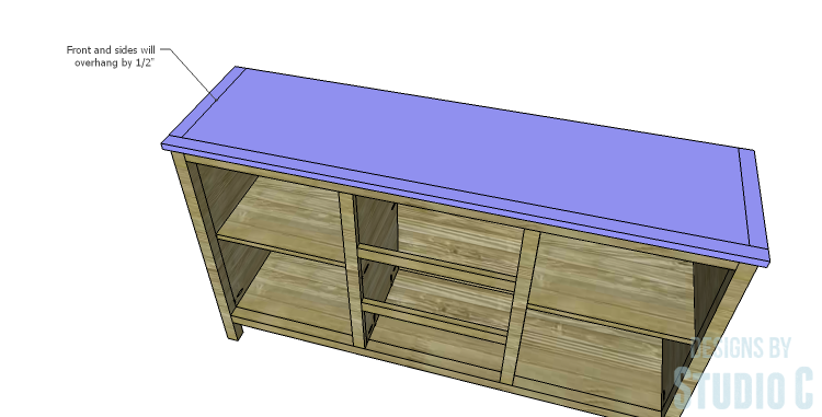 DIY Plans to Build a Myron Sideboard_Top 2