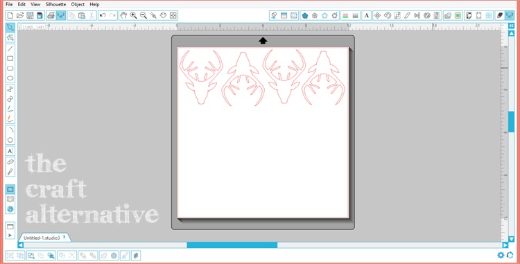 Chalkboard Paper Place Setting Tags Silhouette