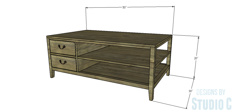 DIY Plans to Build a Drew Cocktail Table
