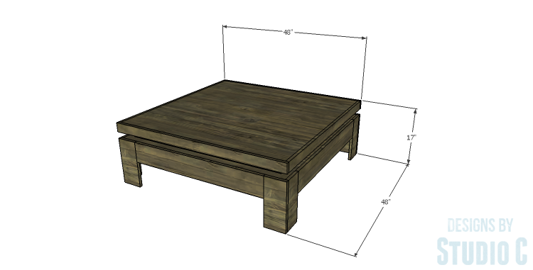 DIY Plans to Build a Mercer Coffee Table
