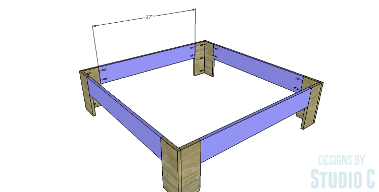 DIY Plans to Build a Mercer Coffee Table_Base Frame Stretchers