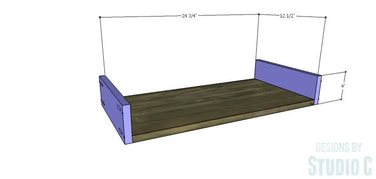 DIY Plans to Build an Auburn Console Table_Drawer BS