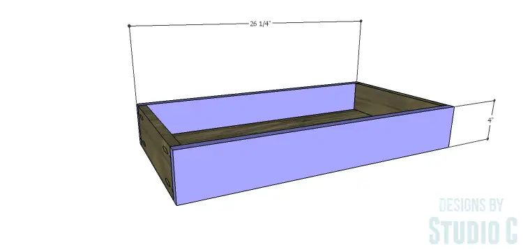 DIY Plans to Build an Auburn Console Table_Drawer FB
