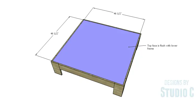 DIY Plans to Build a Mercer Coffee Table_Lower Top