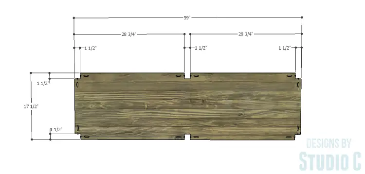 DIY Plans to Build an Auburn Console Table_Shelves 1