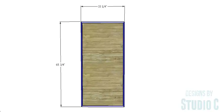 DIY Plans to Build a Single Door Armoire_Door 2