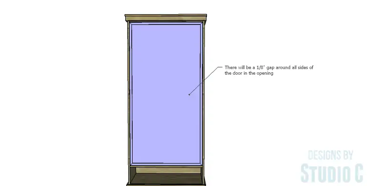 DIY Plans to Build a Single Door Armoire_Door 3