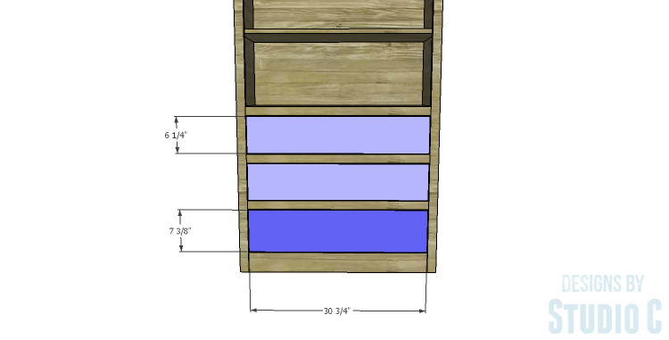 DIY Plans to Build a Bombay Bookcase_Drawer Fronts