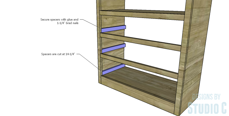 DIY Plans to Build a Bombay Bookcase_Spacers