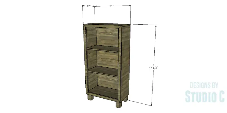 DIY Plans to Build a Kase Bookshelf