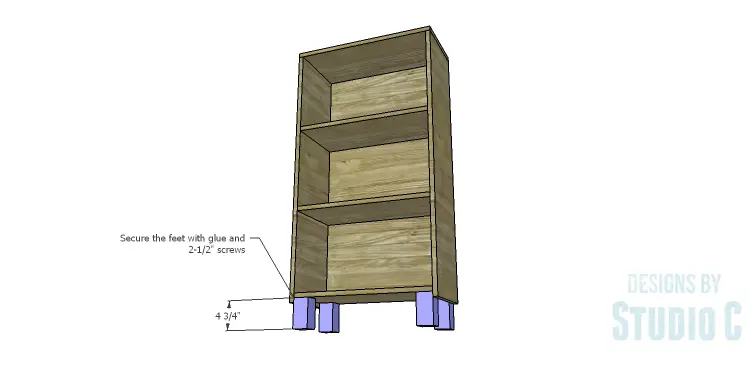 DIY Plans to Build a Kase Bookshelf_Legs