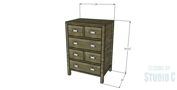 DIY Plans to Build a Matteo Drawer Cabinet