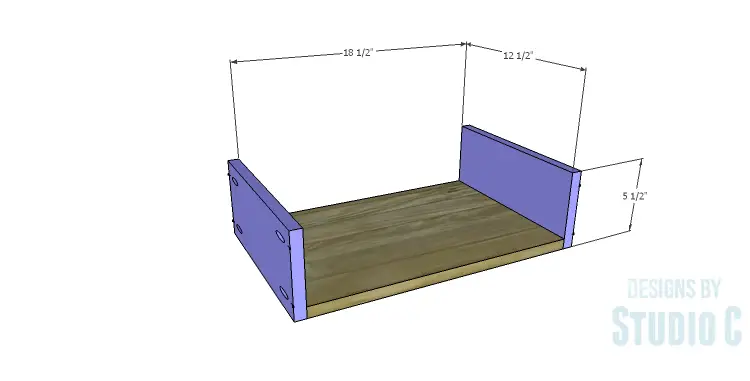 DIY Plans to Build a Matteo Drawer Cabinet_Large Drawer BS