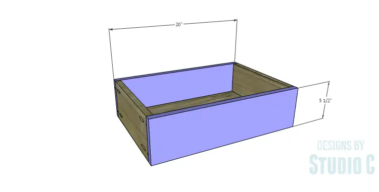 DIY Plans to Build a Matteo Drawer Cabinet_Large Drawer FB
