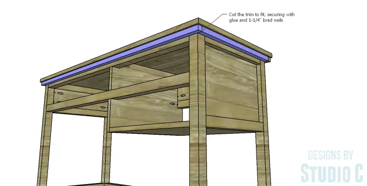 DIY Plans to Build a Mardell Writing Desk_Trim