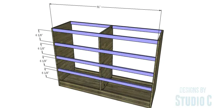 DIY Plans to Build a Providence Dresser_Stretchers