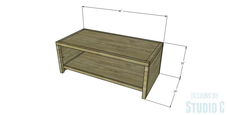 DIY Plans to Build a Simply Classic Coffee Table