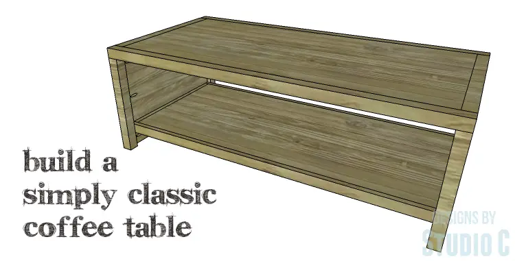 DIY Plans to Build a Simply Classic Coffee Table_Copy