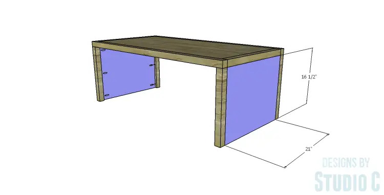 DIY Plans to Build a Simply Classic Coffee Table_Side Panels