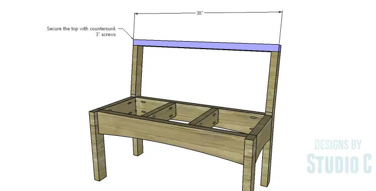 DIY Plans to Build a Taboreh Bench_Back Top