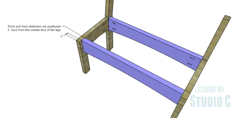 DIY Plans to Build a Taboreh Bench_FB Stretchers 2