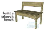 plans build Taboreh bench