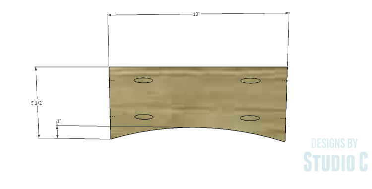 DIY Plans to Build a Taboreh Bench_Side Stretchers 1