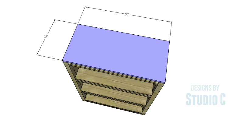 DIY Plans to Build a Holly Bookcase_Top