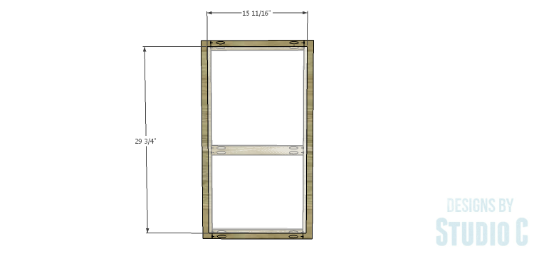DIY Plans to Build a Frances Buffet_Door Panel
