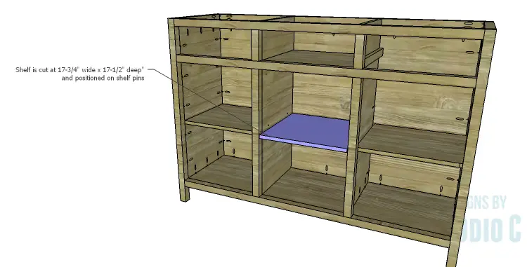 DIY Plans to Build a Doyle Cabinet_Center Shelf