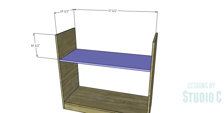 DIY Plans to Build a Savoy Cabinet_Upper Shelf