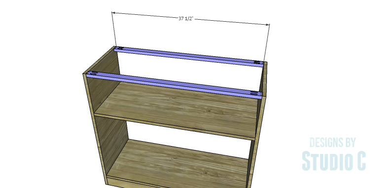 DIY Plans to Build a Savoy Cabinet_Upper Stretchers