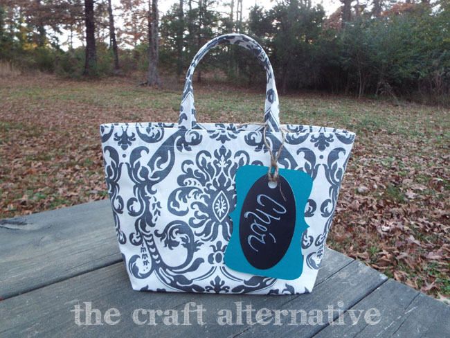 How to Make a Fabric Gift Bag_Finished