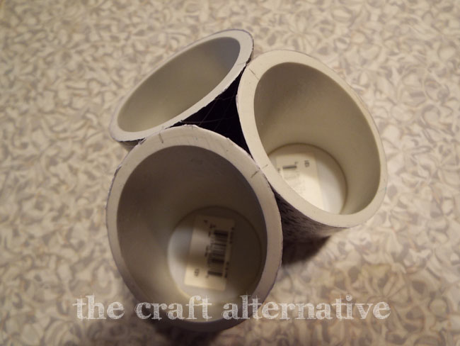 Desk Organizer Made with PVC Pipe and Paper_Marks