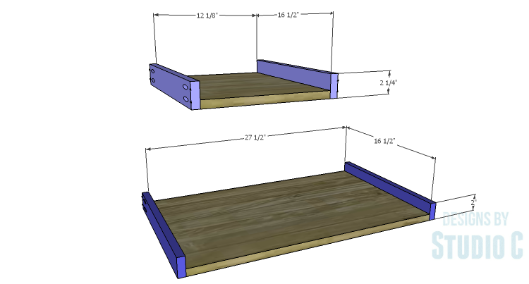 DIY Plans to Build a Jeweler's Desk_Center Drawer BS