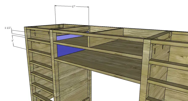 DIY Plans to Build a Jeweler's Desk_Center Drawer Spacers
