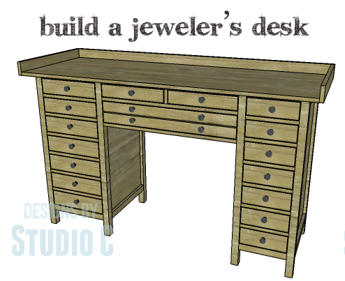 plans build jewelers desk