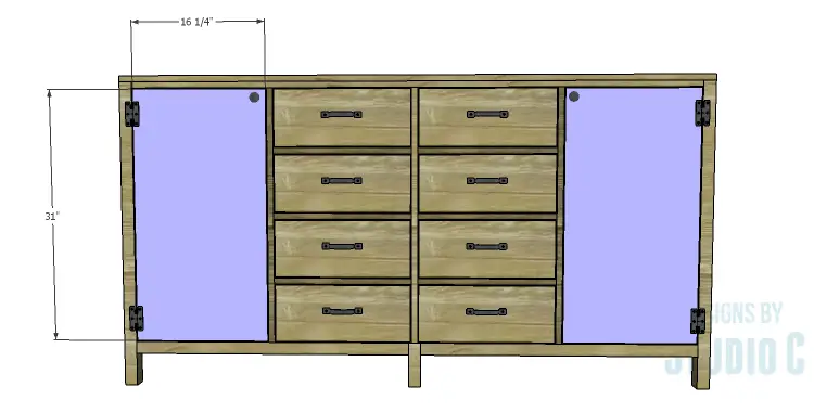 DIY Plans to Build a Monroe Dresser_Doors