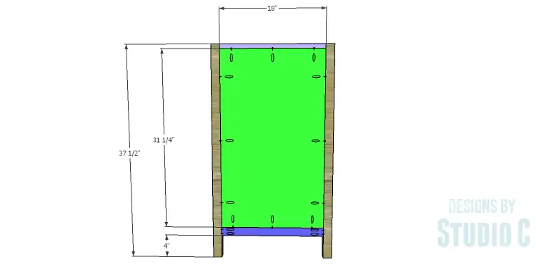 DIY Plans to Build a Monroe Dresser_Sides