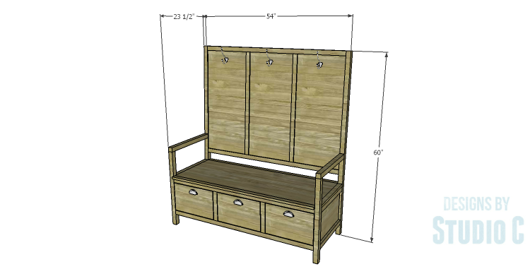 DIY Plans to Build a Storage Settee