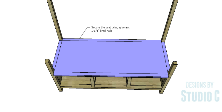 DIY Plans to Build a Storage Settee_Seat 2