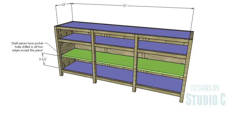 DIY Plans to Build a Carney Media Stand_Shelves