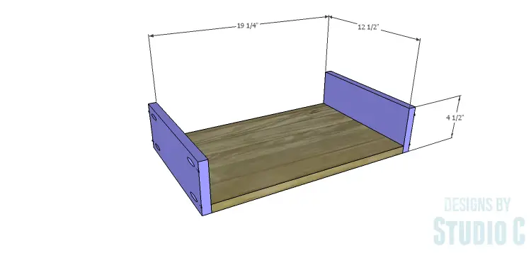 DIY Plans to Build a Holly Console Table_Drawer BS