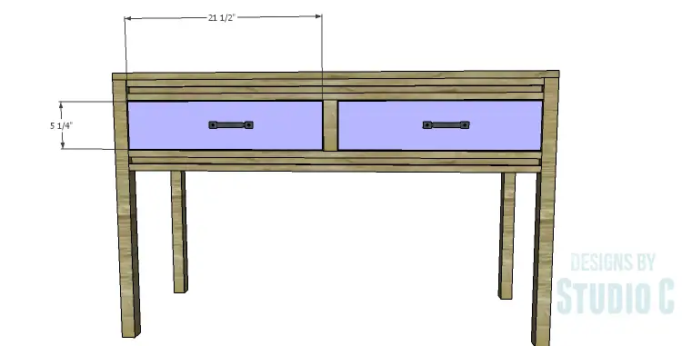 DIY Plans to Build a Holly Console Table_Drawer Fronts