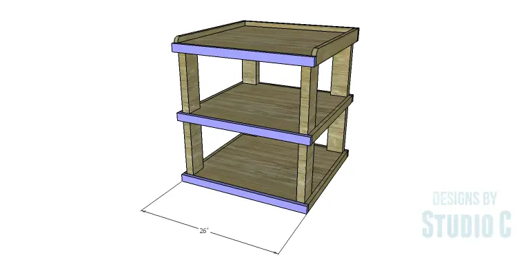 DIY Plans to Build a Wilton Rustic End Table_Front Trim