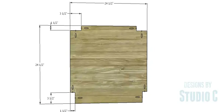 DIY Plans to Build a Wilton Rustic End Table_Shelves 1